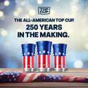Top Cup Americana Cup | 12 oz Reusable Aluminum Party Cups 50 Count | Durable, Reusable & Recyclable, Made in USA, 12oz - 50pk