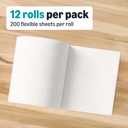 Amazon Basics Compact Paper Towel 200 sheets 12 ct