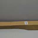 UNISHADES no Drill Cordless Roman Shades for Windows, 29" W 64" H - Light Filtering - Linen - White