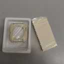 BEARDDO Metal Protector Case for Amazfit Bip 6 Smartwatch, 2 in 1 Stainless Steel Bezel & TPU Back Cover Full Protective Cover Cases Scratch-Proof Rugged with Cleaning Cloth Accessories (Titanium)