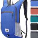 Esup 15L Lightweight Hiking Backpack Foldable Small Travel Backpack Packable Camping Backpack for Women Men (Sky blue)