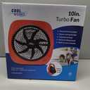 10in. Turbo Fan H 13.1"/ L 12.8",RED