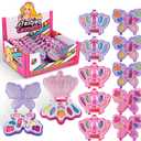 Kids Makeup Kit for Girls Real Washable Play Cosmetic Set Palette Case, Non-Toxic Pretend Makeup Toys, Perfect Party Favors & Gifts (Palette (12 Pack)), Child-size