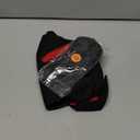 Neoprene Puppy Face Muzzle Dog Removable Full Head Hood Mask With Ears (Red, One Size)