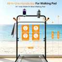 25" Wide Walking Pad Handlebar Only, 39-47in Adjustable Treadmill Handrail