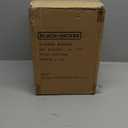 BLACK+DECKER Countertop Blender with 6-Cup Glass Jar, 10-Speed Settings, Black, BL2010BG