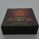 Christmas Tree Topper Star- Star Tree Topper Lighted with LED Wire Christmas Tree Decorations Christmas Tree Ornament Xmas Party Decoration (12 Inch,Golden)