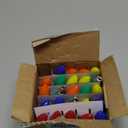 25 Pack C7 Multicolor LED Replaceable Bulbs  Dimmable Multicolor LED Christmas Lights Bulbs, 0.72W Indoor Outdoor Bulbs, Night Light, C7/E12, IP:65 (Smooth)