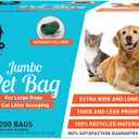 Hippo Sak® Extra Large Pet Poop Bags with Dispenser, 200 Count, for Large Dogs and Cat Litter Scooping