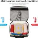 Butterfly Daisy Kids Lunch Bag Insulated Lunch Box Reusable Lunch Tote Bag for Office, Work, School, Beach or Travel