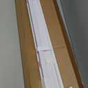 LazBlinds No Tools No Drill 1" Vinyl Mini Blinds, Cordless Blinds for Windows, Light Filtering Horizontal Window Blinds & Shades, 25" W x 64" H, White