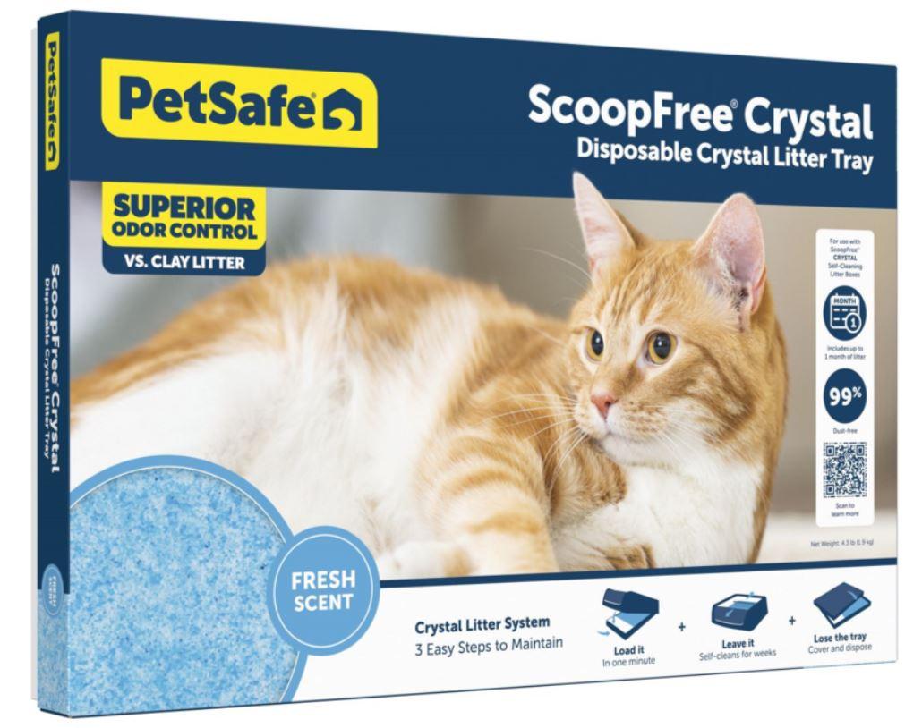 PetSafe Disposable Litter Tray - ScoopFree Fresh Crystal 3-Pack