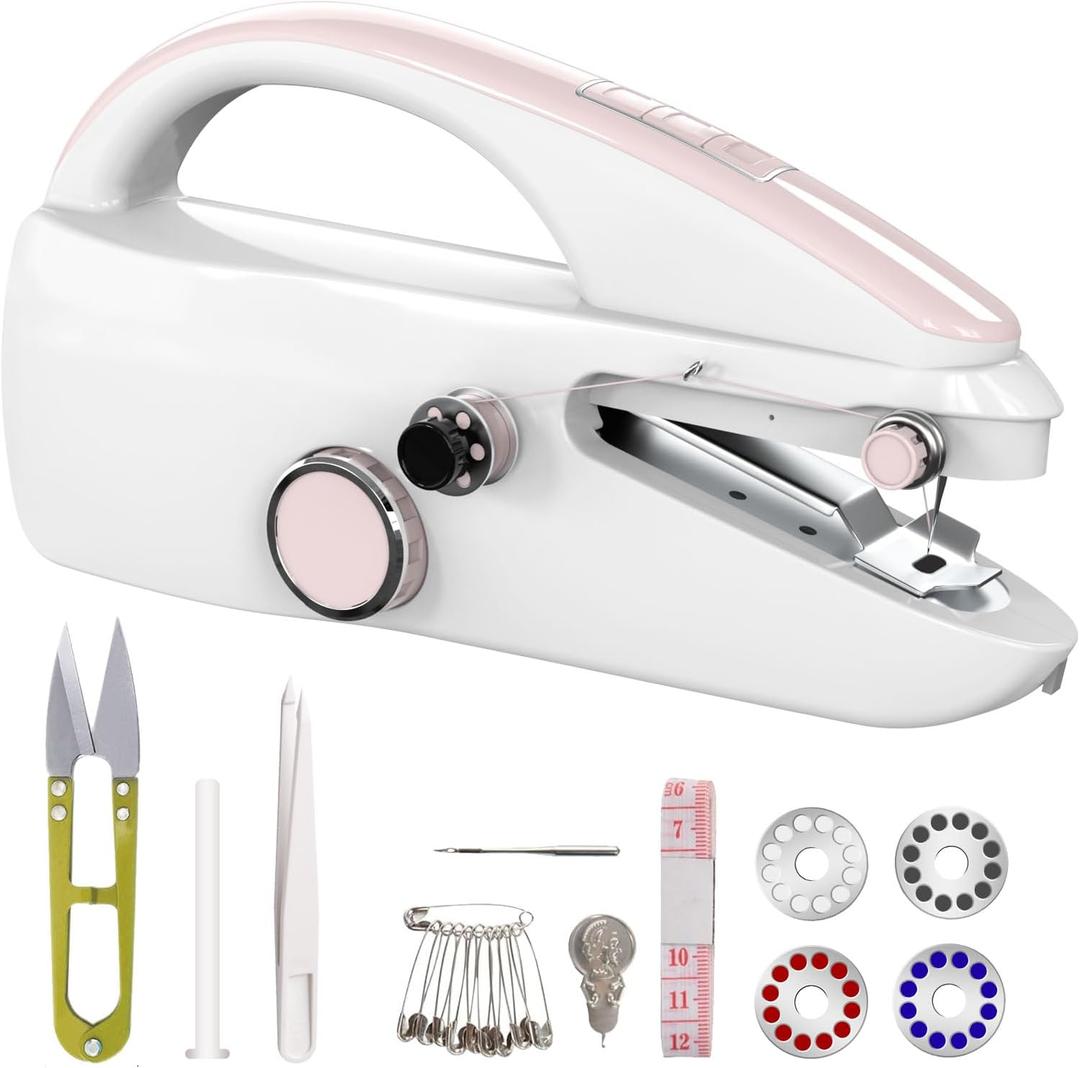 Handheld sewing machine 5630, White/Pink