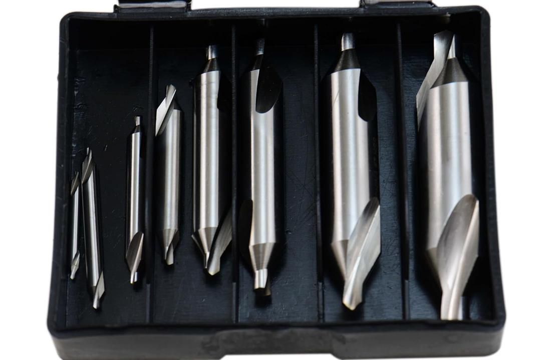 Shars #1-8 60 Degree HSS Center Drill Combined Drill & Countersink 8 pcs Set 404-1419 !