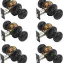 Dynasty Hardware TAH-30-12P Tahoe Privacy Door Knob, Aged Oil Rubbed Bronze, Contractor Pack (6 Pack)