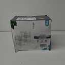 2Set 3 Tier Clear Bathroom Organizer with Dividers, Pull-Out Pantry Organization and Storage, Multi-Purpose Under Sink Organizers and Storage, Vanity Skincare Cosmetic Closet Organizer Medicine Bins (Transparent)