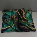 Pack of 4,Green Marble Throw Pillow Covers 18x18 Inch Two-Sided Green Gold Abstract Art Modern Decorative Pillows Case Soft Cushion Covers for Couch Sofa Bed Home Living Room Dcor