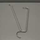 Knape & Vogt John Sterling, 2-1/2" Hook Adjustable Steel Shelf and Rod Bracket, Fits Shelves 11" - 14", Fits Closet Poles up to 1-3/8" in Diameter, RP-0042-BWT, White