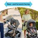 Graco Modes Pramette 3-in-1 Travel System, Car Seat Stroller Combo, Rear Facing Infant Car Seat, Infant Pramette to Toddler Stroller, Lilac Mod