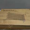 SpaceAid Spice Rack Organizer with 28 Spice Jars, 386 Spice Labels, Chalk Marker and Funnel Set for Cabinet, Countertop, Pantry, Cupboard or Door & Wall Mount - 28 Jars, 13.4" W  10.8" H, Black