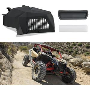 HAKA TOUGH Noise Reduction Kit for Can Am Maverick X3 Accessories 2017-2024 2025, Plastic Air Clutch Intake Relocation for Can-Am X3 Max Accessories