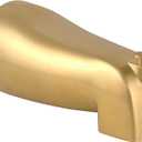Design House 583880 Slip-On Pull-Up Wall Mount Tub Diverter Spout, Satin Gold