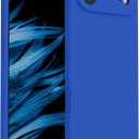 FireNova Magnetic for iPhone Air Case, Compatible with MagSafe, [Integrated Silicone Camera Control Button] [Camera Protection] Microfiber Lining Phone Case for iPhone 17 Air, 6.5", Klein Blue