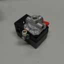 Air Compressor Pressure Switch Replacement Compatible with Porter Cable 150/120 PSI Models, 4-Port 120V Control Switch Replaces D26612 Z-D26612
