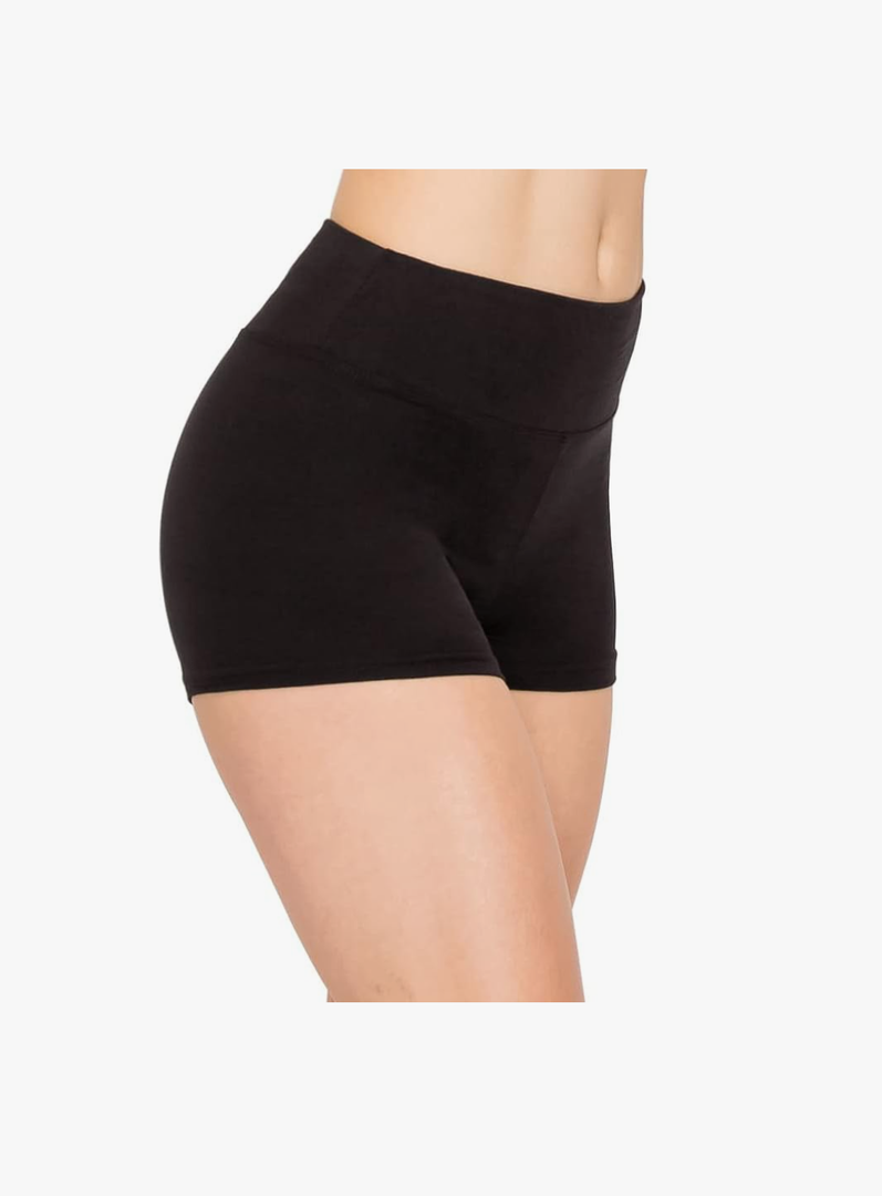 ALWAYS Women Workout Yoga Shorts - Premium Soft Solid Stretch Cheerleader Running Dance Volleyball Short Pants
, size - S