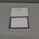 Hill Valley Greetings Blank Border Note Cards with Envelopes - 48 Classic Note Cards with Envelopes - Blank Simple Paneled Folding Cards For Business Professionals & Formal Events (Blue)