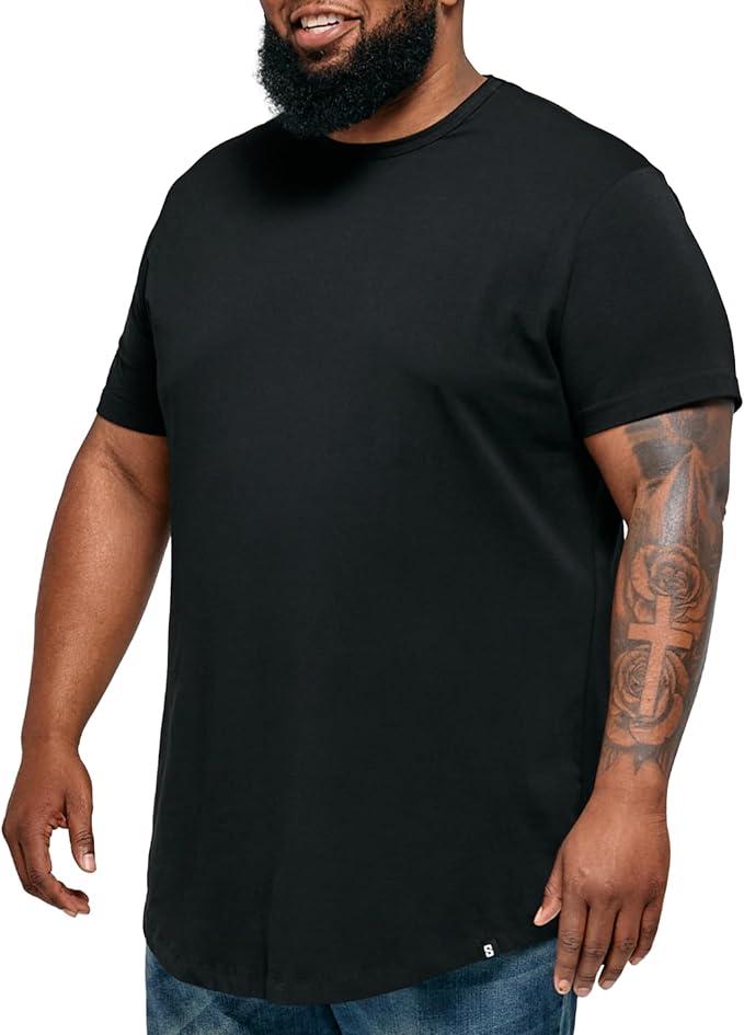 CC Provided T-Shirt, Men's Big and Tall, Black, 4X Tall