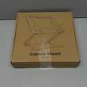 BESIGN LS03 Aluminum Laptop Stand, Ergonomic Detachable Computer Stand, Riser Holder Notebook Stand Compatible with Air, Pro, Dell, HP, Lenovo More 10-15.6" Laptops, Black