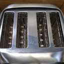 Oster 4 Slice Toaster, With 7 Browning Settings, Extra Wide Slots For Bagels and Special Breads, Removable Easy-to-Clean Crumb Tray, Cancel/Defrost/Bagel, Stainless Steel