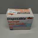 1mL Syringe 31G 1/2 Inch, Individually Wrapped, Pack of 100