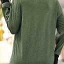 Flamingals Women's V Neck Two Tone Tops Button Cuff Long Sleeve Dressy Casual Christmas Tops Fall Fashion Clothes (XXL)
