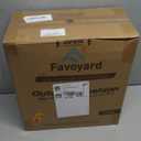 Favoyard Outdoor Seat Cushion Set 22 x 24 Inch Waterproof & Fade Resistant Patio Furniture Cushions with Removable Cover Deep Seat & Back Cushion with Tie Straps for Chair Sofa Couch (Blue)