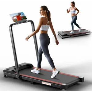 Walking Pad Treadmill with Handle Bar, 3.0HP Portable Electric Treadmills for Home Small Space, 3 in 1 Folding Foldable Home Treadmill with Handles, Remote Control, 300LBS Capacity
