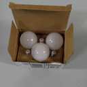 E12 Dimmable 60W Equivalent LED Light Bulbs, A15 6W Ceiling Fan Light Bulbs Warm White 3000K, Candelabra Base Globe Shape LED Bulbs, 600 Lumen, 6 Pack