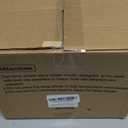 Lamp Shades for Table Lamps, Gray Lampshades Set of 2, 5.5" Top x 10" Bottom x 6.6" High, Natural Linen Lamp Shades for Floor Lamps Bedside Lamps, Spider, Bulb Clip Adapters Included