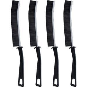 3 x 5 PCS Crevice Cleaning Brush Set, Extremely Skinny Gap Cleaning Tools,Hard Bristle Gap Brush for Bathroom & Kitchen, Grout Cleaner Tool for Window Tracks and Tile Lines,Car Detailing (Black)
