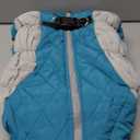 Full Body Dog Coat - Warm Fleece Jacket for Large Dogs, Turtleneck Winter Coats with Harness, Reflective Dog Snowsuit Windproof Puffer Jackets with Legs for French Bulldog, Turquoise, Large