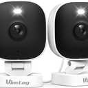 VIMTAG 2.5K Cameras for Home Security Outdoor/Indoor, Color Night Vision Security Camera for Baby/Pet/Dog/Nanny, Light/Siren, Motion Detection, 2-Way Audio, Work with Alexa, Cloud/Card Storage, 2Pcs