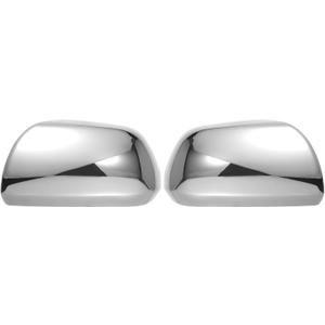 X AUTOHAUX Pair Car Rear View Driver Passenger Side Mirror Cover Cap Overlay Chrome Plated for Toyota Sienna 2011-2020 Mirror Guard Covers Exterior Decoration Trims