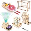 STEM Toys Wooden Building Kit for Kids Ages 8-12,Physics Science Wood Craft Set for Kids,DIY Science Building Projects for 6-8 with Hands-on Learning Activities-Educational Craft Model Kit