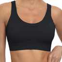 RUNNING GIRL High Impact Sports Bras for Women,Racerback Running Bra Workout Crop Tank Tops Longline Sports Bra Push up, Size: M