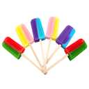 2 x Popsicle Shaped Ice Cream Lollipops (12 pieces) Individualy Wrapped Ices Suckers, Great for Summer, Birthday Party, Goodie Bags, Party Favors, Candy Buffet