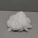 ZESICA Women's 2024 Sexy Ruched Bodycon Midi Dress Long Puff Sleeve Square Neck Backless Cocktail Party Wedding Dresses, White, X-Large