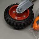 Spring Loaded Gate Casters 5 Rubber Tire Heavy Duty Gate Caster Wheels with Hardware for Wooden Gates, Metal Gates, Fence Gates, Swing Gates, 400 Lbs Load Capacity