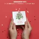 Christian Christmas Ornaments - Religious Christmas Ornaments for Women - Christian Gifts for Women - Catholic Bible Verse Jesus Inspirational Faith Baptism Jesus Lamb Ceramic Ornament