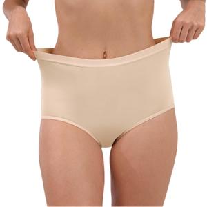 Incontinence Underwear for Women, 5.6 oz Super Absorbent Leakproof Washable Undies for Pregnancy Urine Leakage 1 Pack (Beige, 2XL)